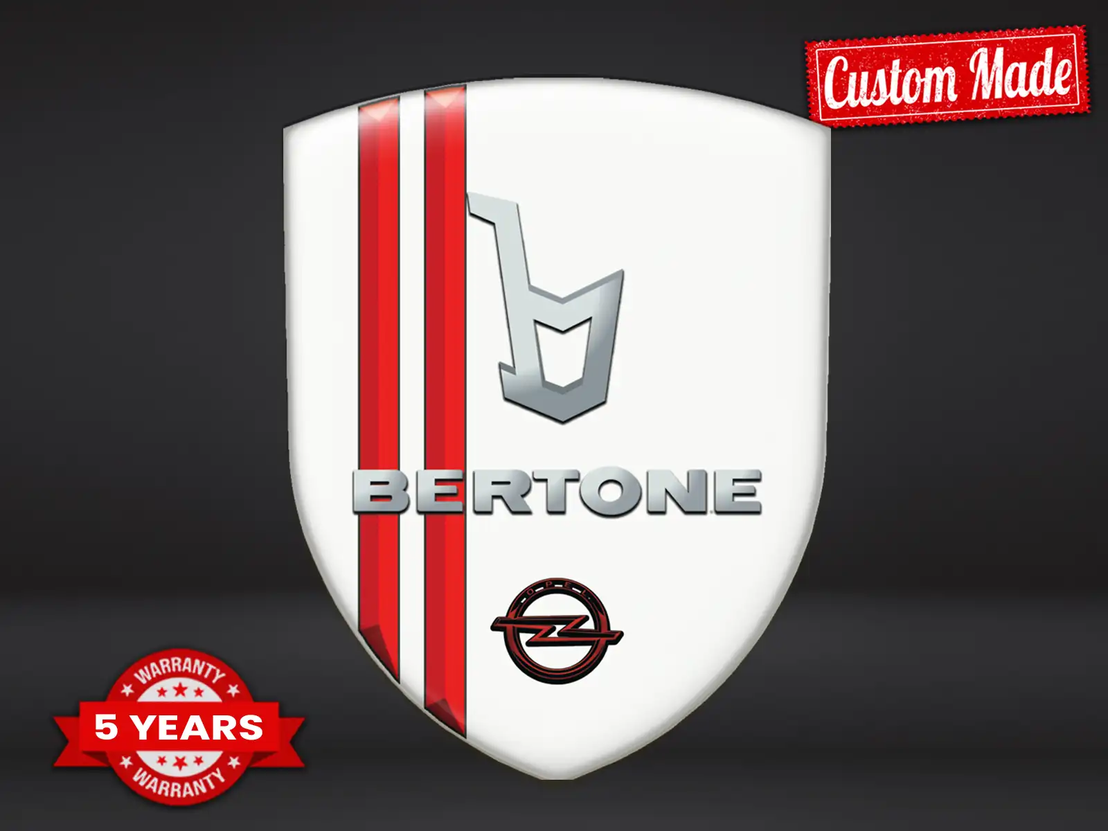 Bertone Fensteraufkleber Auto Robust Limitiert Universal